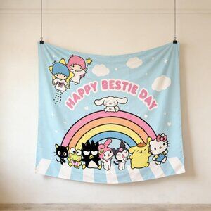 Cute Cartoon Tapestry Dorm Room Wall Decor 51" X 59"